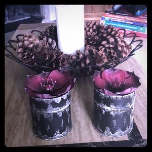 Rustic candles